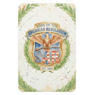Söhne der Amerikanischen Revolution SAR Gegr. 1889 Magnet