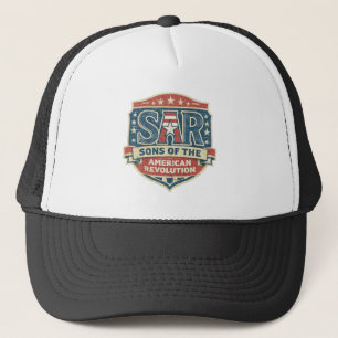 Söhne der amerikanischen Revolution SAR patriotisc Truckerkappe