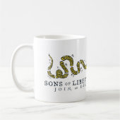 Söhne der Freiheits-Tasse Kaffeetasse (Links)