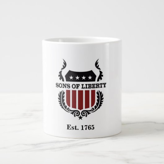 Söhne der Freiheitskaffee-Tasse Jumbo-Tasse (Vorderseite)