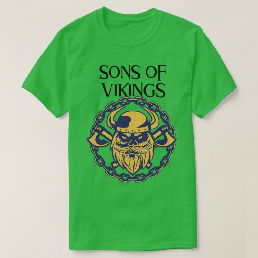 Söhne der Wikinger T-Shirt (Design vorne)