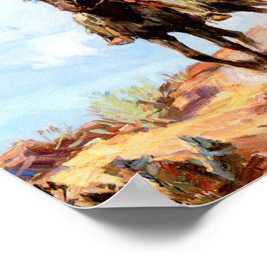 Söhne der Wüste Poster (Ecke)