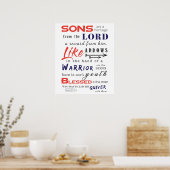 Söhne sind ein Erbe des Herrn Poster (Küche)