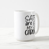 Söhne sind mein Cardio Kaffeetasse (VorderseiteRechts)