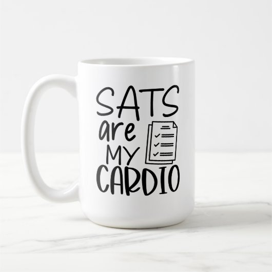 Söhne sind mein Cardio Kaffeetasse (Links)