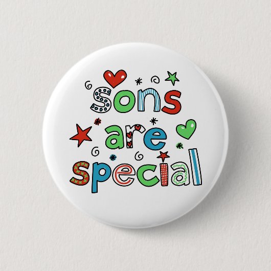 Söhne sind speziell button (Vorderseite)