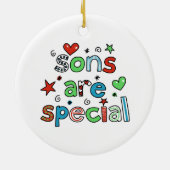 Söhne sind speziell keramik ornament (Hinten)