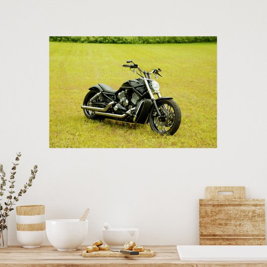Söhne von Anarchy Motorrad schießen! Poster (Küche)