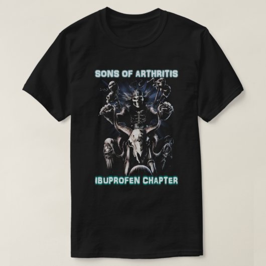 Söhne von Arthritis Mens Ibuprofen Kapitel Kurzer  T-Shirt (Design vorne)