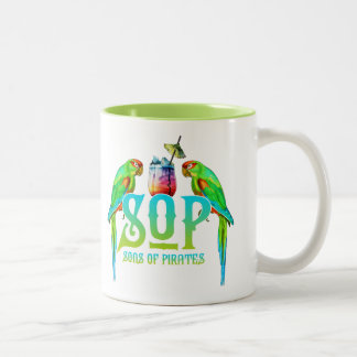 Söhne von Piraten Zweifarbige Tasse