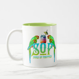 Söhne von Piraten Zweifarbige Tasse