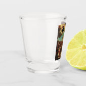 Söhne von Saint Felicitas Schnapsglas (Links)