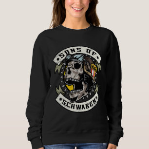 Söhne von Schwaben Motorradfahrer Swabian Rocker C Sweatshirt