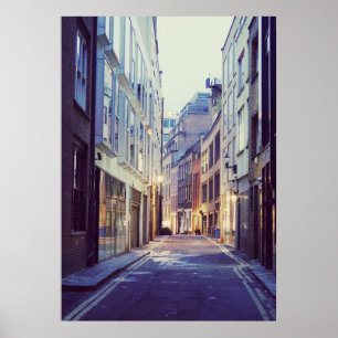 Soho London Straßenszene Poster