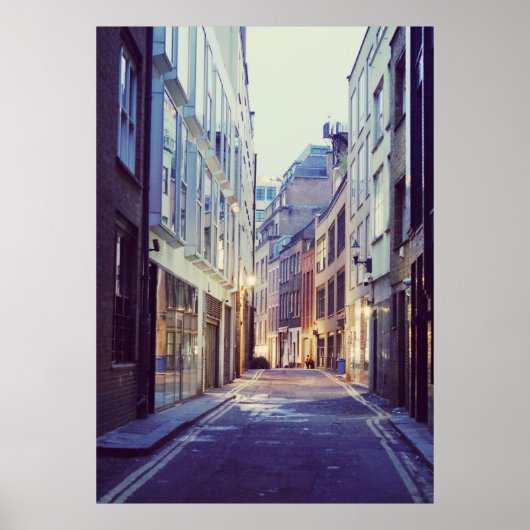 Soho London Street-Szene Poster (Vorne)