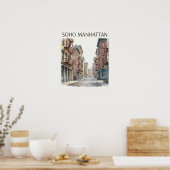 SoHo Manhattan Poster (Küche)