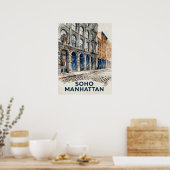 SoHo Manhattan Poster (Küche)