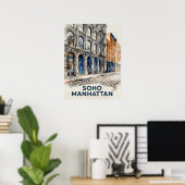 SoHo Manhattan Poster (Heimbüro)