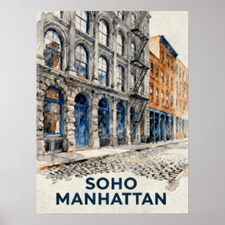 SoHo Manhattan Poster