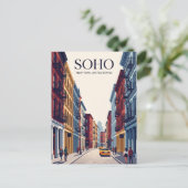 SoHo New York State Postkarte (Stehend Vorderseite)