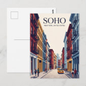 SoHo New York State Postkarte (Vorne/Hinten)