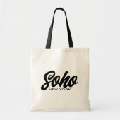 Soho New York Tasche mit Skripttypografie (Vorne)