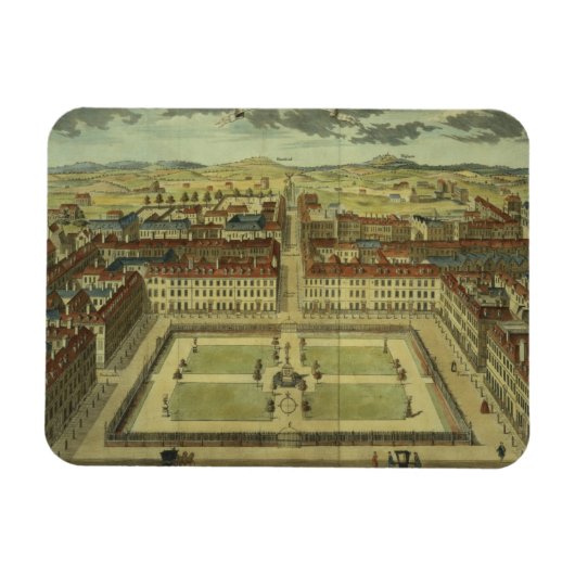 Soho oder King's Square für 'Stow's Survey of Lond Magnet (Horizontal)