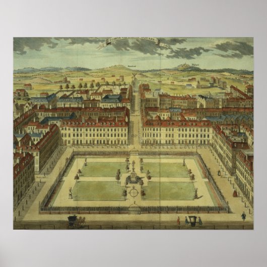 Soho oder King's Square für 'Stow's Survey of Lond Poster (Vorne)