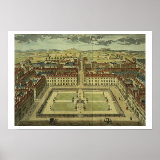 Soho oder King's Square für 'Stow's Survey of Lond Poster (Vorne)