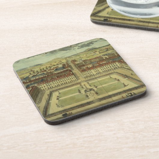 Soho oder Königs Square, für 'die Übersicht des Getränkeuntersetzer (Linke Seite)