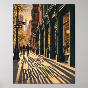 SoHo Prince Street Gusseisenschatten Poster