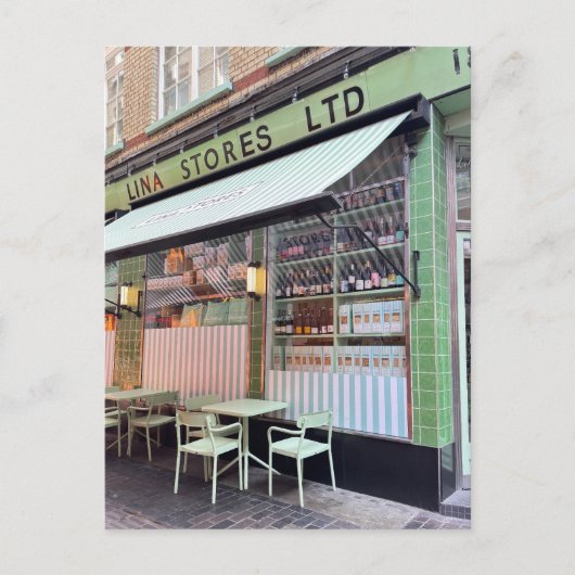 Soho Shops, London UK Postcard Postkarte (Vorderseite)