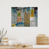 Soho Street Art Poster (Küche)