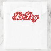 SOI DOG OVALER AUFKLEBER (Tasche)