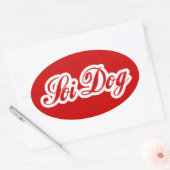 SOI DOG OVALER AUFKLEBER (Umschlag)