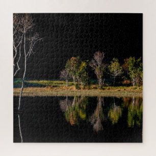 Soi-Kugel-Symmetrie-Landschaft reflektieren Puzzle
