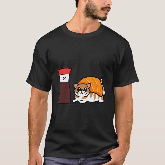 Soi Perserkatze Sushi T-Shirt (Vorderseite)