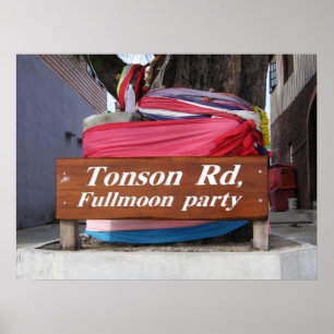 Soi Tonson, Koh Phangan ... Fullmoon-Party Poster