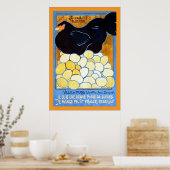 Soignons la basse-cour ~ Vintages französisches WW Poster (Küche)