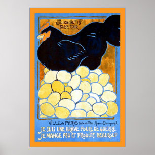 Soignons la basse-cour ~ Vintages französisches WW Poster