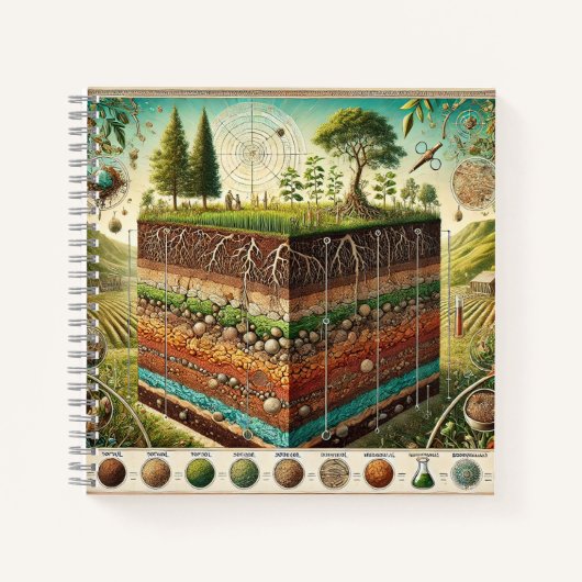 Soil Layers & Ecological Composition Notizblock (Vorderseite)