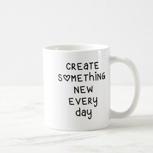 Soing New Every Day Artist Gift Kaffeetasse (Rechts)