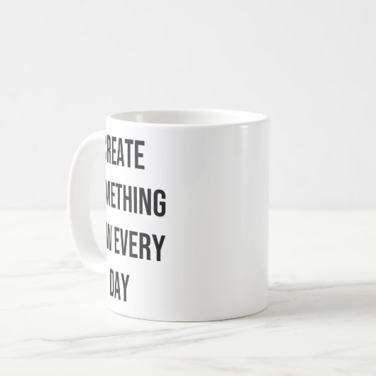 Soing New Every Day Artist Gift  Kaffeetasse (Vorderseite Links)