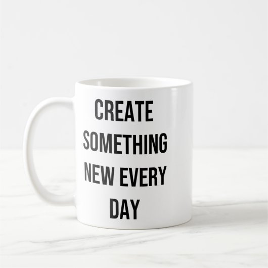 Soing New Every Day Artist Gift  Kaffeetasse (Links)