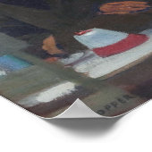 Soir Bleu | Edward Hopper | Poster (Ecke)