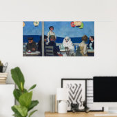 Soir Bleu | Edward Hopper | Poster (Heimbüro)