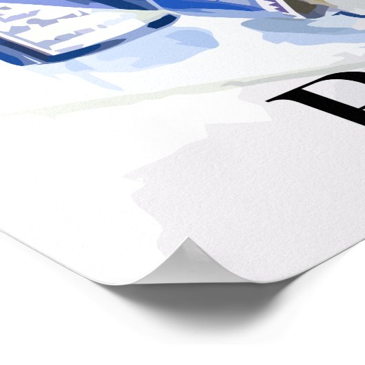 Soir de Paris (Abend von Paris) Poster (Ecke)