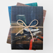 Soirea von Max Zaxster Wrapping Paper Sheets Geschenkpapier Set (Beispiel)