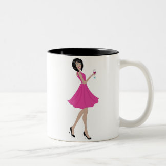 Soiree auf Martha's Vineyard weißer und schwarzer Zweifarbige Tasse