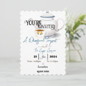 Soirée Einladung (Stehend Vorderseite)